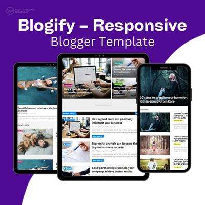 Blogify - Responsive Blogger Template