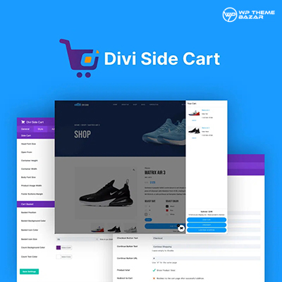 Divi Side Cart Plugin