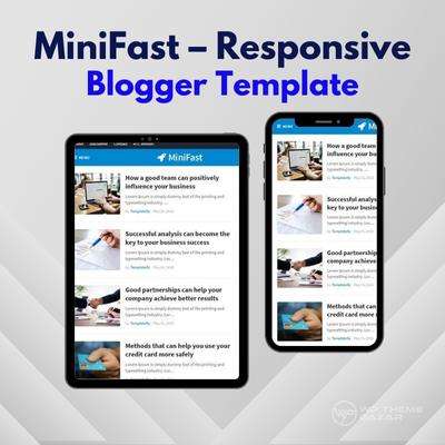 MiniFast - Responsive Blogger Template